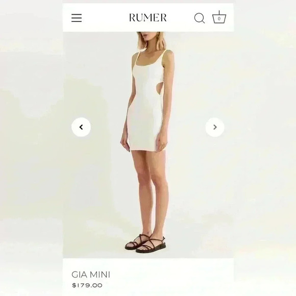 Rumer The Label Gia Mini Dress - Picture 2 of 8